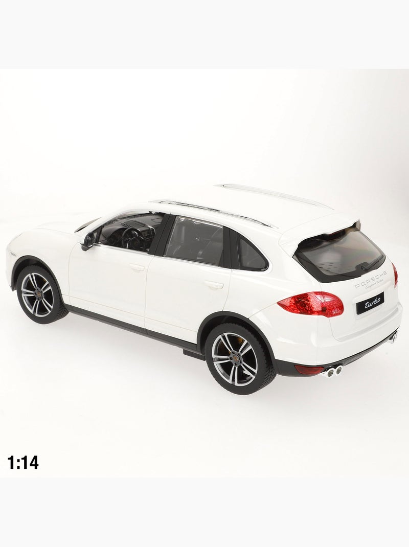 Rastar carro de controle remoto porsche cayenne turbo branco 1:14 N/D - Kiabi
