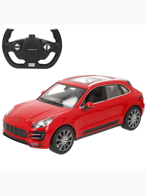Rastar carro de controle remoto porsche macan turbo vermelho 1:14 - Kiabi Rastar carro de controle remoto porsche macan turbo vermelho 1:14 - Kiabi