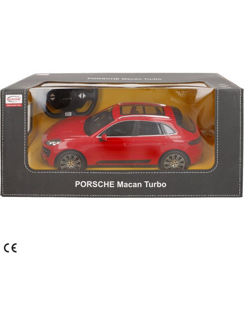 Rastar carro de controle remoto porsche macan turbo vermelho 1:14 - Kiabi Rastar carro de controle remoto porsche macan turbo vermelho 1:14 - Kiabi