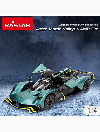 Rastar carro de controlo remoto aston martin valkyrie amr pro com luzes 1:14