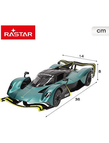 Rastar carro de controlo remoto aston martin valkyrie amr pro com luzes 1:14