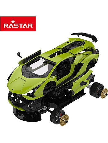 Rastar carro de controlo remoto e kit de modelo lamborghini sian 1:18