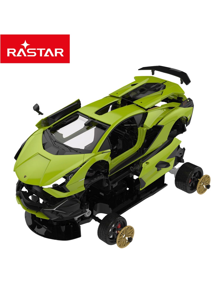 Rastar carro de controlo remoto e kit de modelo lamborghini sian 1:18 N/D - Kiabi