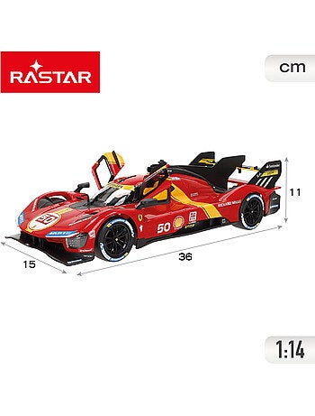 Rastar carro de controlo remoto ferrari 499p le mans 1:14