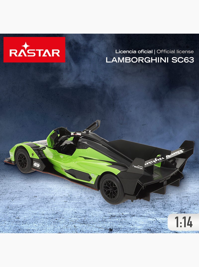 Rastar carro de controlo remoto lamborghini sc63 lmdh 1:14 N/D - Kiabi