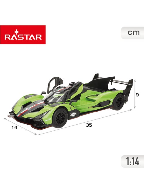 Rastar carro de controlo remoto lamborghini sc63 lmdh 1:14 - Kiabi