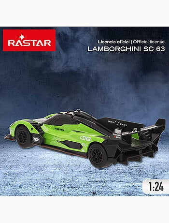 Rastar carro de controlo remoto lamborghini sc63 lmdh 1:24