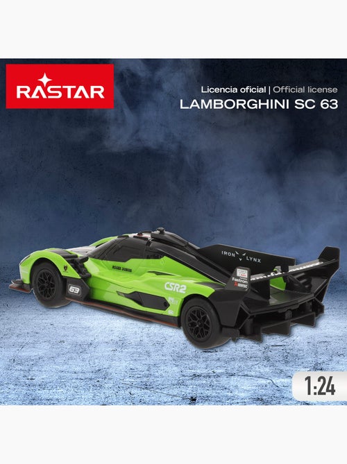 Rastar carro de controlo remoto lamborghini sc63 lmdh 1:24 - Kiabi