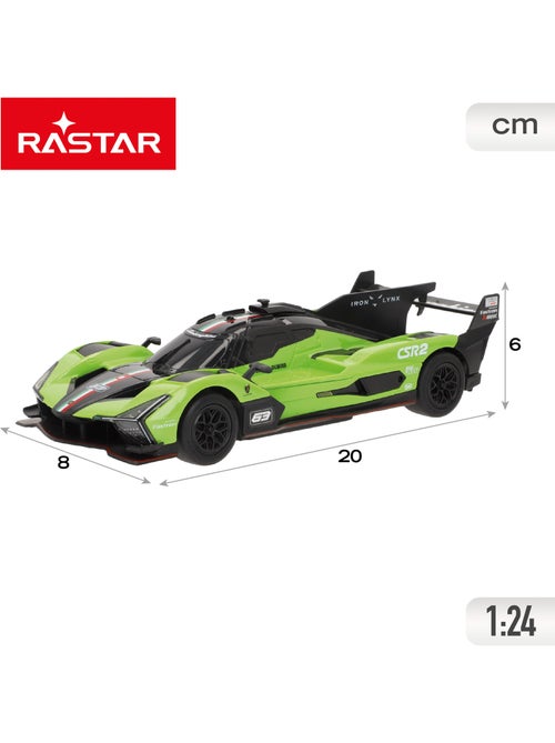 Rastar carro de controlo remoto lamborghini sc63 lmdh 1:24 - Kiabi