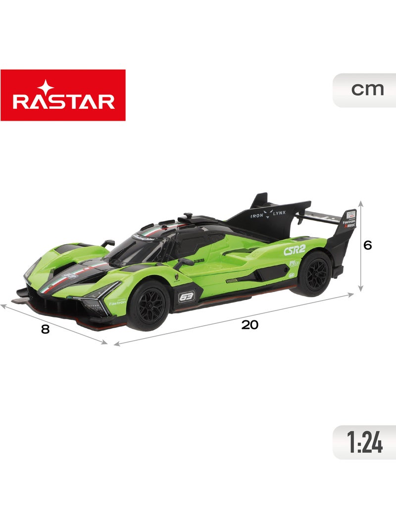 Rastar carro de controlo remoto lamborghini sc63 lmdh 1:24 N/D - Kiabi
