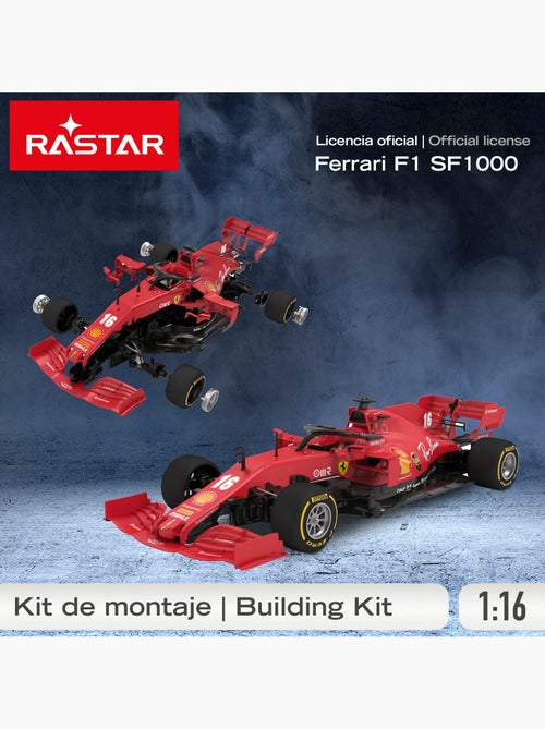Rastar carro rc para montar f1 2021 ferrari sf1000 1:16 - Kiabi Rastar carro rc para montar f1 2021 ferrari sf1000 1:16 - Kiabi