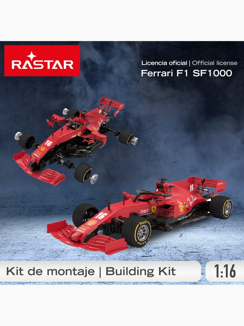 Rastar carro rc para montar f1 2021 ferrari sf1000 1:16 N/D - Kiabi