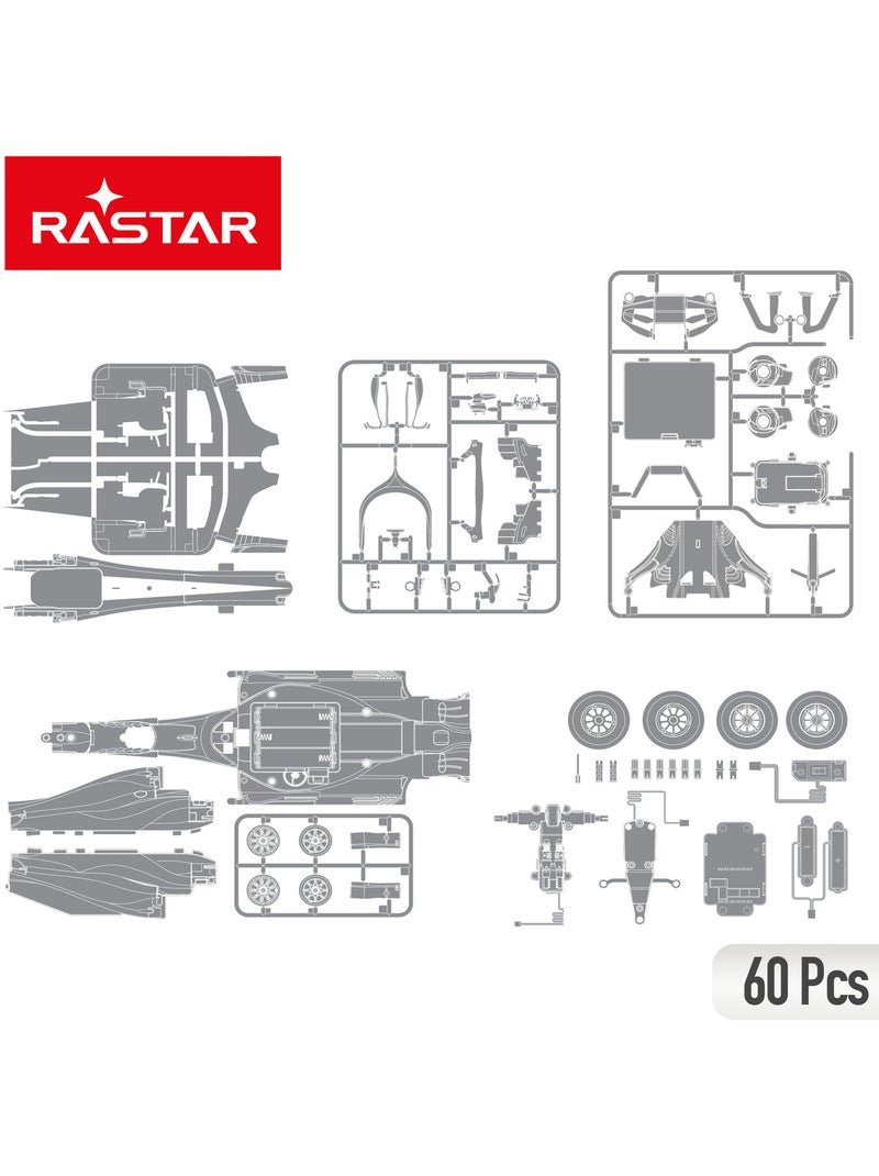 Rastar carro rc para montar f1 2021 ferrari sf1000 1:16 N/D - Kiabi