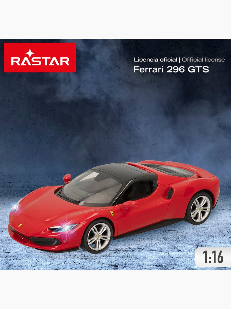 Rastar carro telecomandado ferrari 296 gts 1:16 c/luz N/D - Kiabi