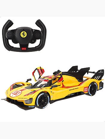 Rastar ferrari 499p carro nº 83 com controle remoto, escala 1:14