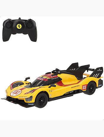 Rastar ferrari 499p carro nº 83 com controle remoto escala 1:24