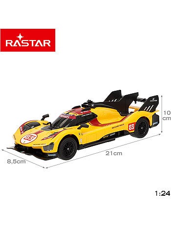 Rastar ferrari 499p carro nº 83 com controle remoto escala 1:24