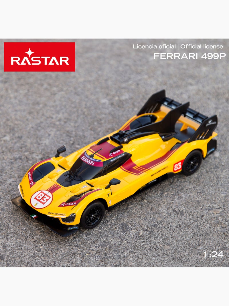 Rastar ferrari 499p carro nº 83 com controle remoto escala 1:24 N/D - Kiabi