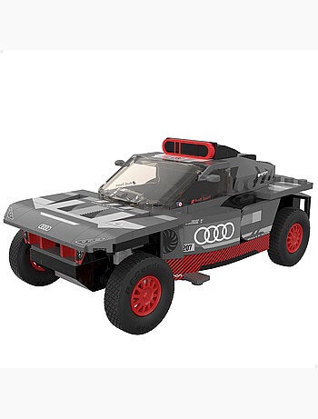 Rastar modelo de carro para montar dakar '24 audi rs q e-tron (sainz) 1:30