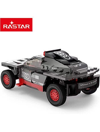 Rastar modelo de carro para montar dakar '24 audi rs q e-tron (sainz) 1:30