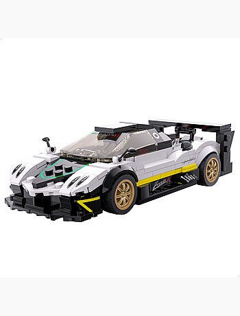 Rastar modelo de carro para montar pagani zonda r 387 peças 1:28