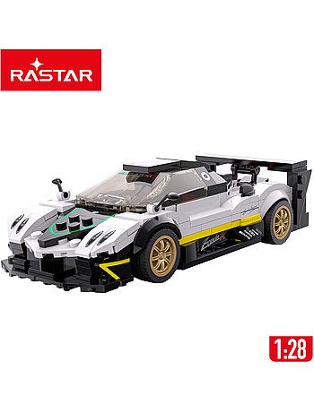Rastar modelo de carro para montar pagani zonda r 387 peças 1:28