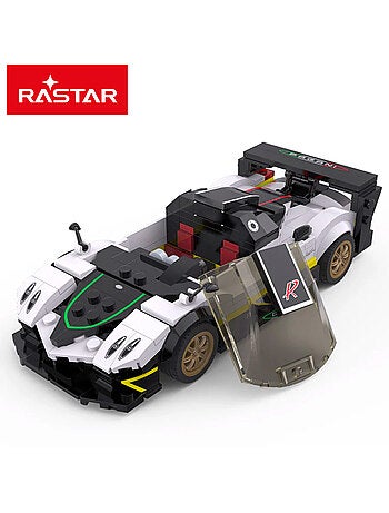 Rastar modelo de carro para montar pagani zonda r 387 peças 1:28