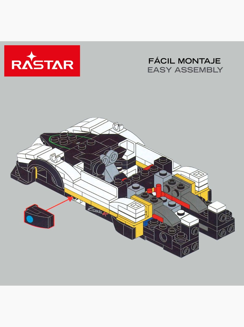 Rastar modelo de carro para montar pagani zonda r 387 peças 1:28 N/D - Kiabi