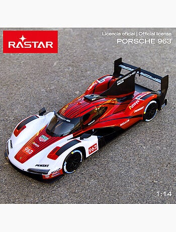 Rastar rádio controlado porsche 963 lmdh carro 1:14