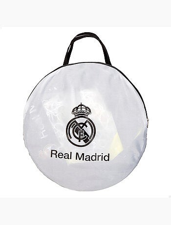 Real madrid baliza pop-up 4 em 1 com alvo de dardos 120x80x80 cm
