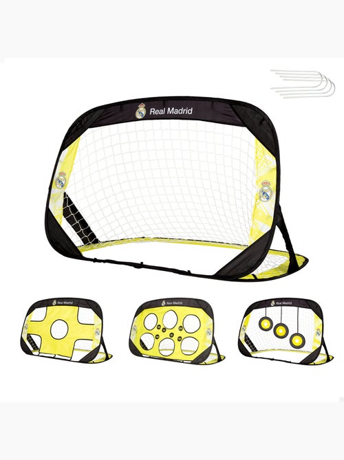 Real madrid baliza pop-up 4 em 1 com alvo de dardos 120x80x80 cm - Kiabi Real madrid baliza pop-up 4 em 1 com alvo de dardos 120x80x80 cm - Kiabi