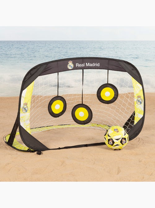 Real madrid baliza pop-up 4 em 1 com alvo de dardos 120x80x80 cm - Kiabi Real madrid baliza pop-up 4 em 1 com alvo de dardos 120x80x80 cm - Kiabi