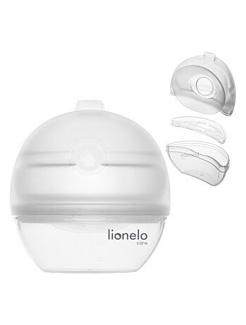 Recolhedor e tira-leite LIONELO Milky 2em1 - 60 ml - Discreto - Mãos livres - Sem BPA