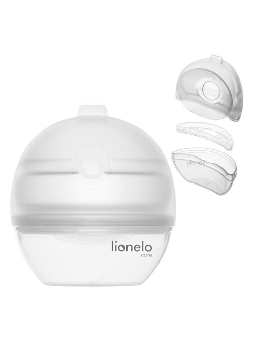 Recolhedor e tira-leite LIONELO Milky 2em1 - 60 ml - Discreto - Mãos livres - Sem BPA - Kiabi