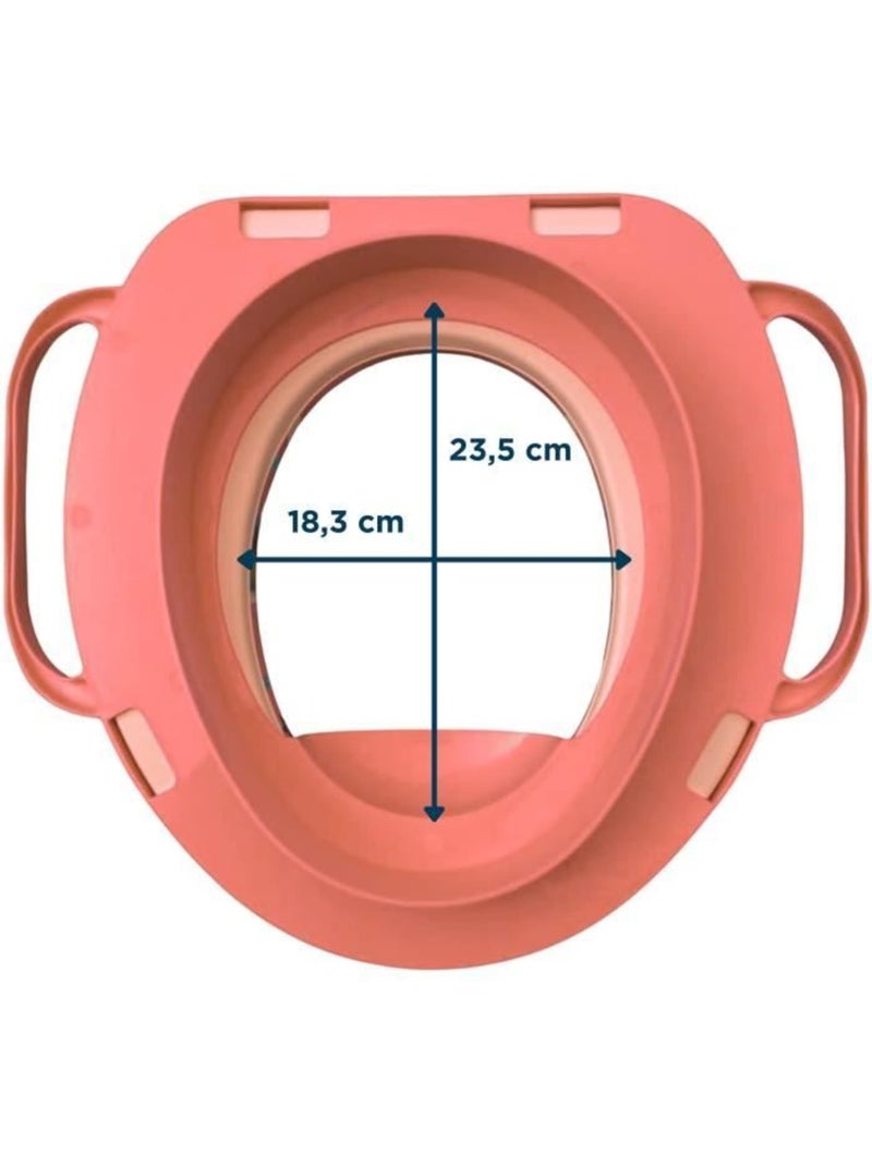 Redutor de assento de sanita confortável minnie thermobaby com pegas Rosa - Kiabi