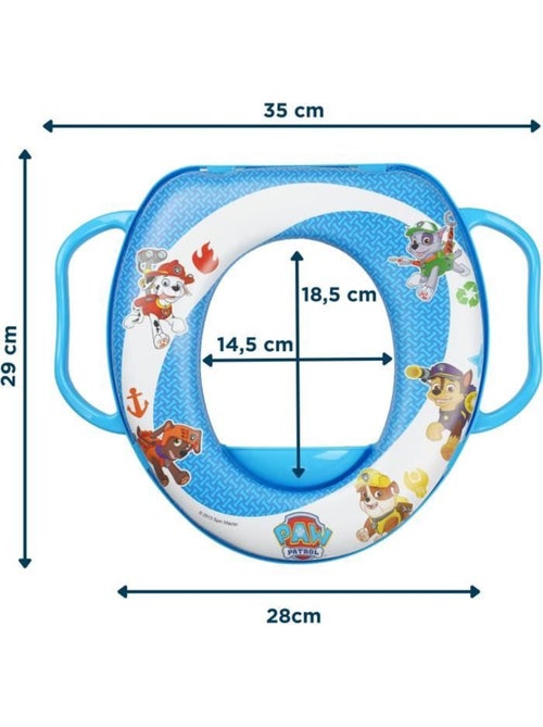 Redutor de assento sanitário confortável thermobaby pat patrouille com pegas - Kiabi Redutor de assento sanitário confortável thermobaby pat patrouille com pegas - Kiabi