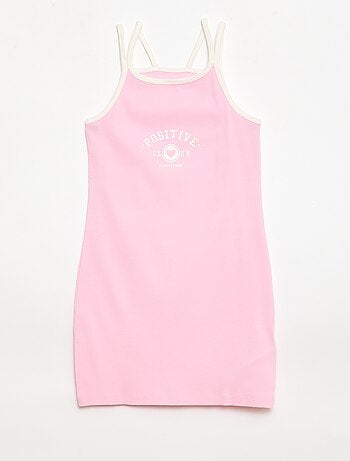 Regata de alças finas com detalhe no peito