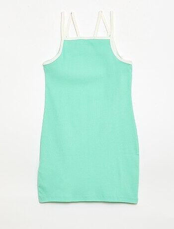 Regata de alças finas com detalhe no peito