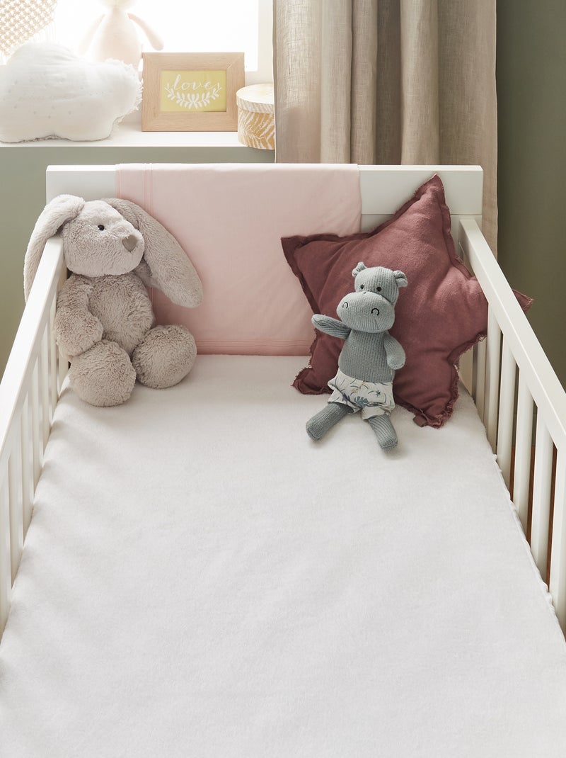 Resguardo de colchão de bebé impermeável BRANCO - Kiabi