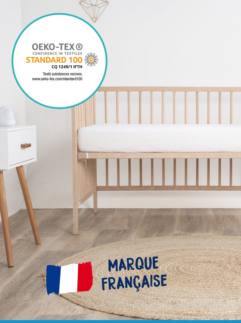 Resguardo de colchão de bebé impermeável BRANCO - Kiabi