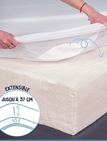 Resguardo de colchão impermeável em felpa