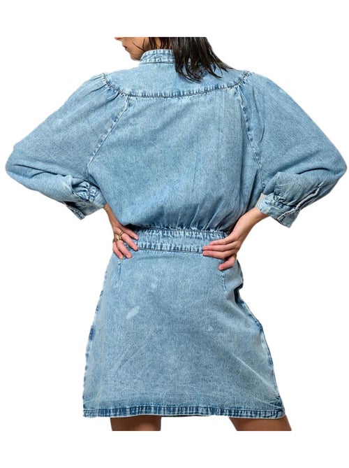 Robe Azul Kaporal MYRIL para Mulher - Kiabi Robe Azul Kaporal MYRIL para Mulher - Kiabi