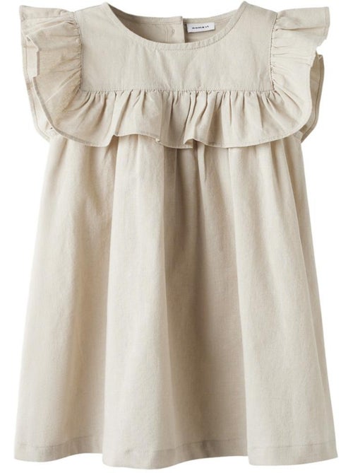 Robe Bege para Menina Name It Alinnen - Kiabi