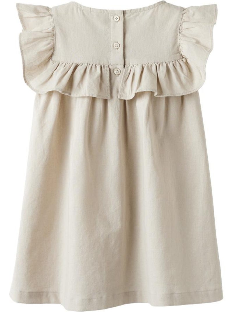 Robe Bege para Menina Name It Alinnen Cinza-prateado - Kiabi