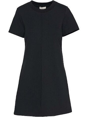 Robe calvin klein jeans preta de malha para mulher