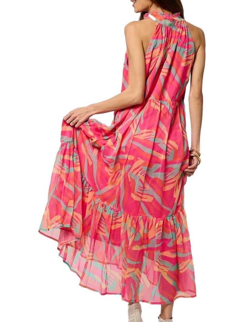 Robe comprida rosa para mulher kaporal vadez Rosa - Kiabi