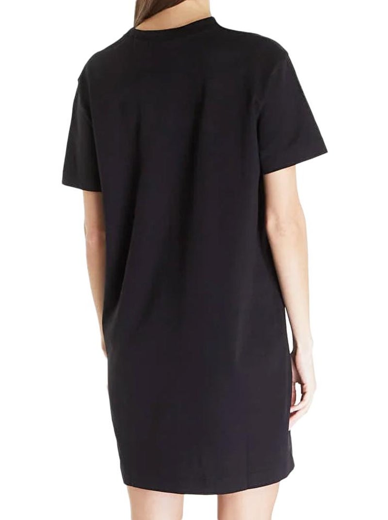 Robe de Cetim Preta Calvin Klein Jeans para Mulher Preto - Kiabi