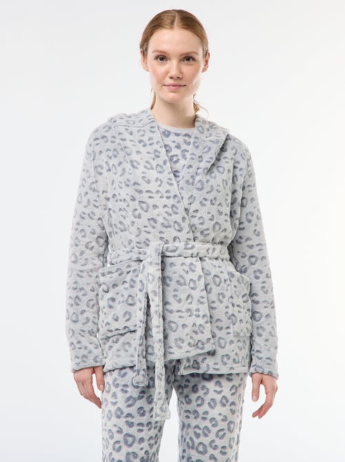 Robe de chambre macia em polar - Kiabi
