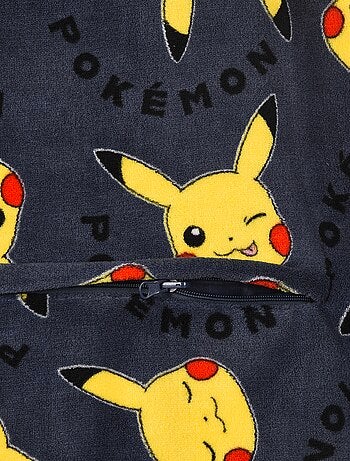 Robe de chambre "Pokémon" em polar com estampa total