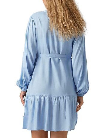 Robe de Gravidez Azul para Mulher Mamalicious Mercy